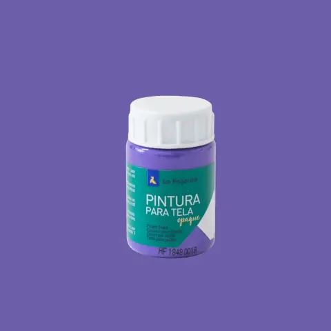 Imagen PINTURA TELA OPACA VIOLETA 35ML. 