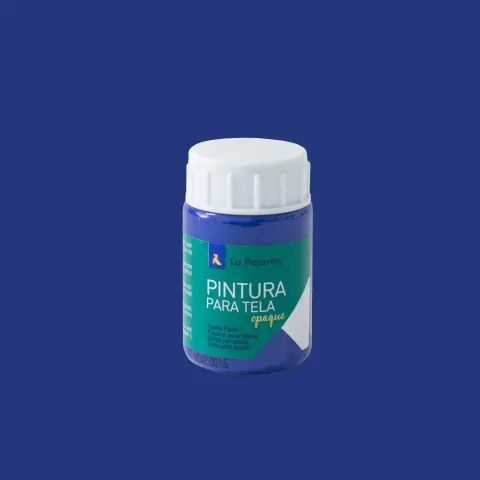 Imagen PINTURA TELA OPACA AZUL ULTRAMAR 35ML. 