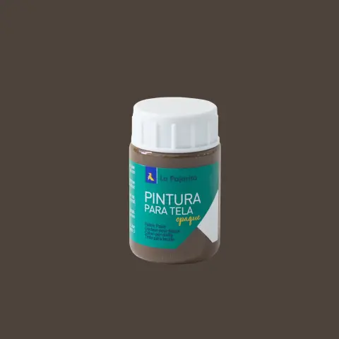 Imagen PINTURA TELA OPACA MARRON 35ML. 