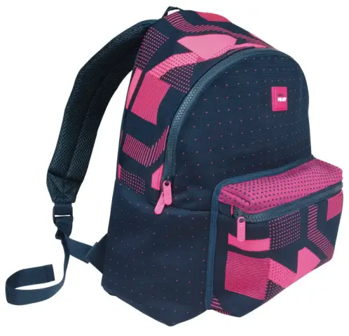 Imagen MOCHILA ESCOLAR KNIP PINK. MILAN