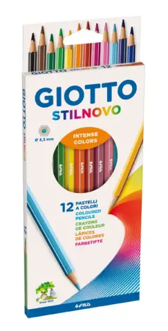 Imagen LAPICES DE COLORES STILNOVO C/12. GIOTTO