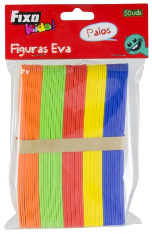 Imagen PACK 50 PALOS DE GOMA EVA. FIXO