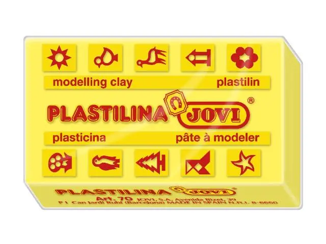 Imagen PLASTILINA JOVI PEQUEA AMARILLO CLARO