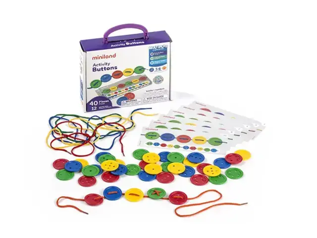 Imagen ACTIVITY BUTTONS. BOTONES PARA ENSARTAR