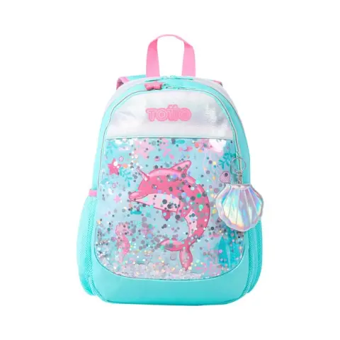 Imagen MOCHILA MEDIANA PINK OCEAN. TOTTO