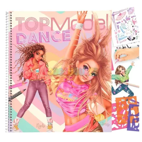 Imagen CUADERNO PARA COLOREAR TOP MODEL 