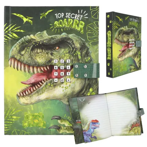 Imagen DINO WORLD DIARIO CON CODIGO Y SONIDO 