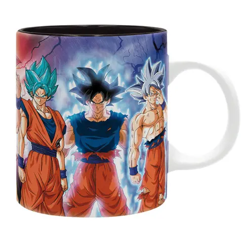 Imagen TAZA 320 ML DRAGON BALL SUPER TRANSFORMACIONES GOKU