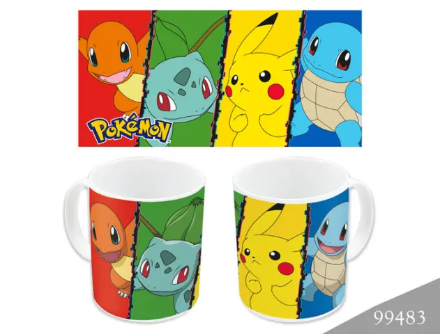 Imagen TAZA CERAMICA 325 ML POKEMON VARIOS PERSONAJES 