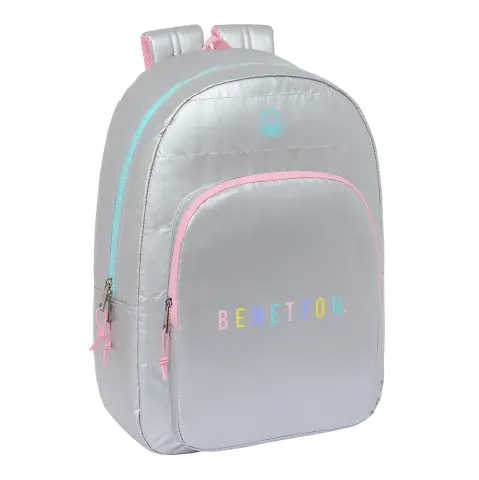 Imagen MOCHILA BENETTON SILVER. SAFTA