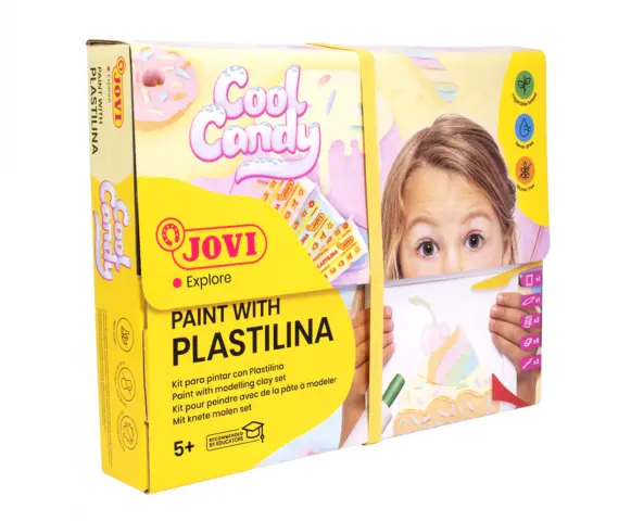 Imagen KIT PINTURA CON PLASTILINA COOL CANDY. JOVI