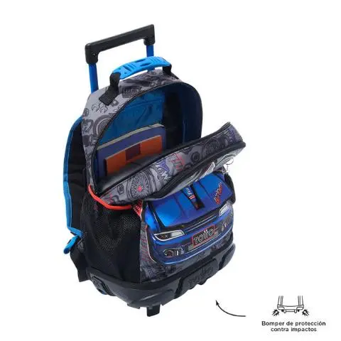 Imagen MOCHILA CON CARRO RACING M. TOTTO 3