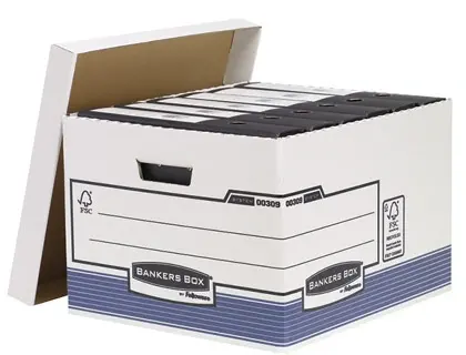 Imagen CAJON CARTON FELLOWES PARA ARCHIVO