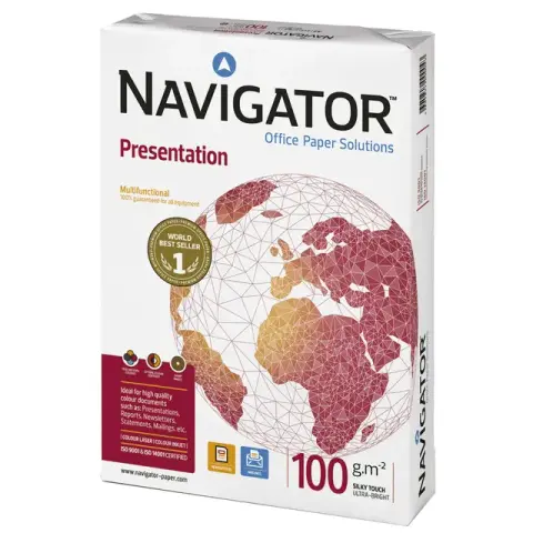 Imagen PAPEL A4 100GR. NAVIGATOR. PAQUETE 500 HOJAS