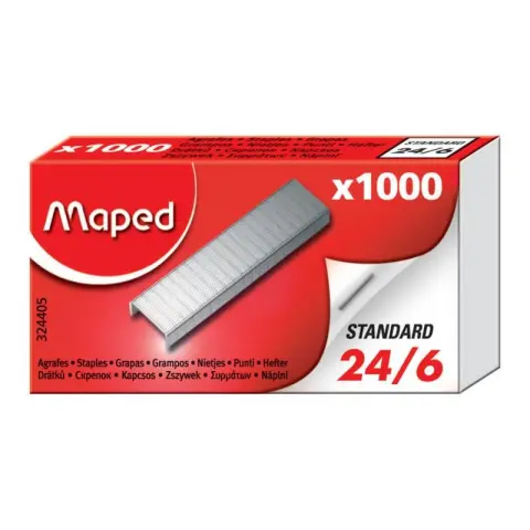 Imagen GRAPAS STANDARD 24/6 C/1000. MAPED