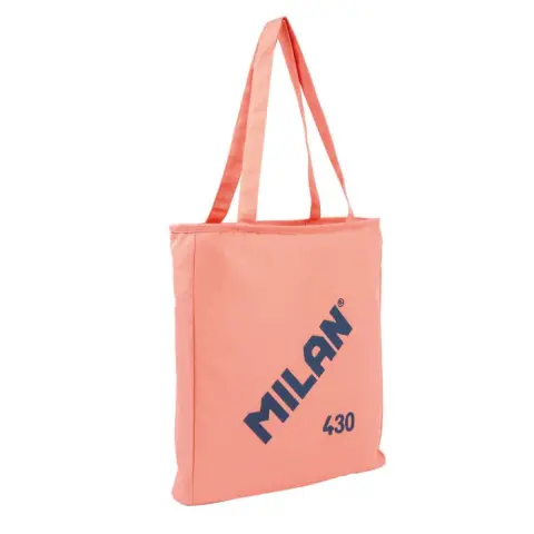 Imagen BOLSO SHOPPER ROSA CREMALLERA 430. MILAN