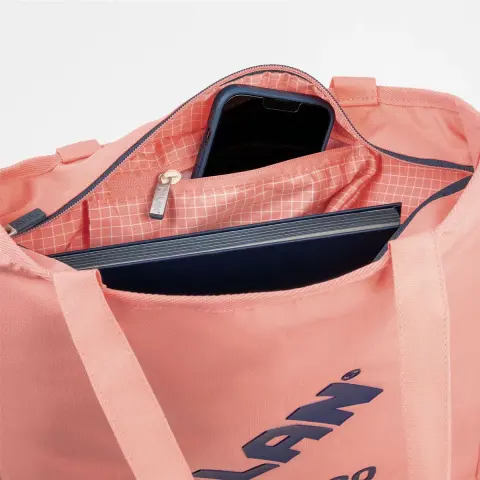 Imagen BOLSO SHOPPER ROSA CREMALLERA 430. MILAN 2