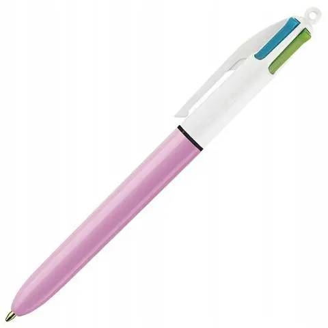 Imagen BOLGRAFO BIC 4 COLORES FUN LILA PASTEL