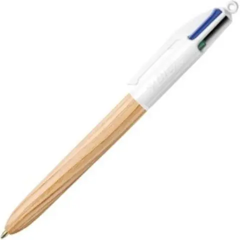 Imagen BOLIGRAFO 4 COLORES WOOD BIC