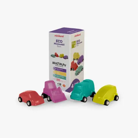Imagen ECO MINIMOBIL 9 CM 4 PZS