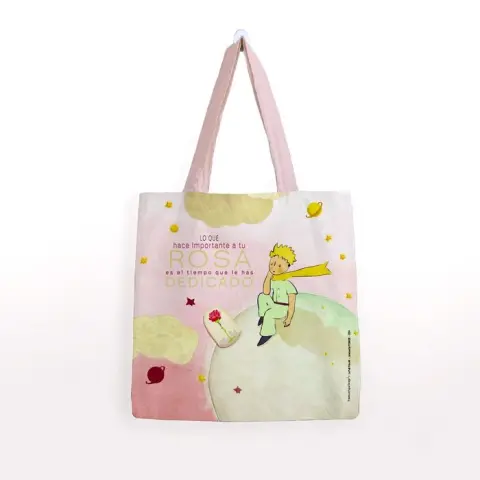 Imagen BOLSA ALGODON MEDIANA LPP - 10 ROSA 