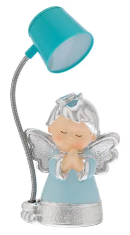 Imagen MINI-LAMPARA SOBRE MESA ANGEL AZUL CLARO 