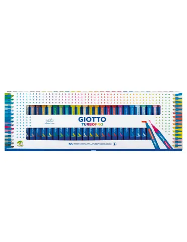 Imagen ROTULADOR ACUARELABLE TURBO PRO C/30. GIOTTO