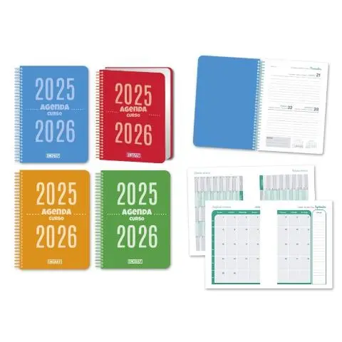 Imagen AGENDA ESCOLAR A5 2D/P 2025/26