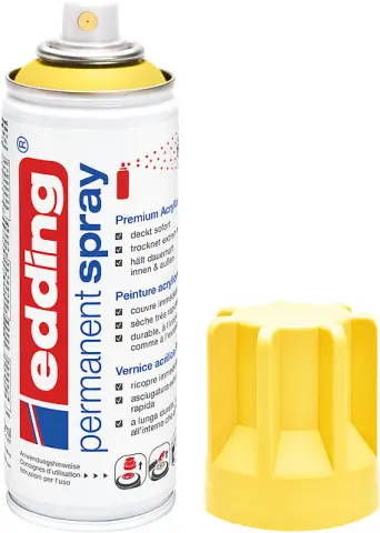 Imagen SPRAY PERMANENTE EDDING 5200 AMARILLO