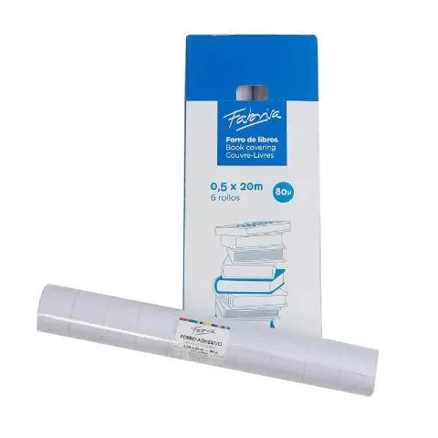 Imagen FORRO LIBRO ADHESIVO 0,5X20M. FBS
