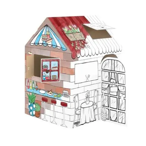 Imagen CASITA DE CARTN PARA PINTAR Y JUGAR