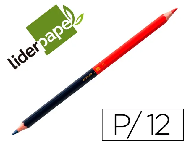 Imagen LAPIZ BICOLOR LIDERPAPEL 