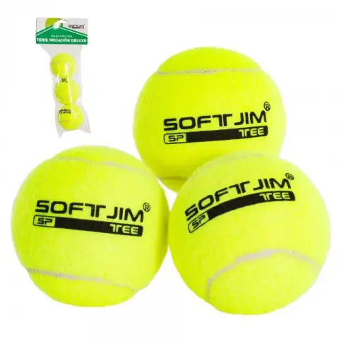 Imagen PACK DE 3 PELOTAS DE TENIS. JIM SPORT