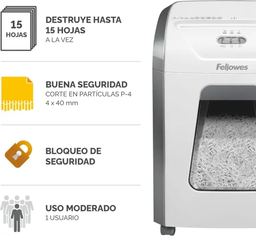 Imagen DESTRUCTORA 15C. FELLOWES 4