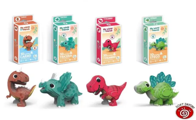 Imagen PUZZLES DINO BABY, S 3D