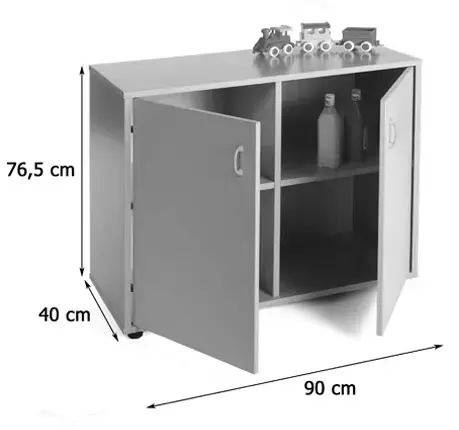 Imagen MUEBLE BAJO ARMARIO 4 CASILLAS 2 PUERTAS 2