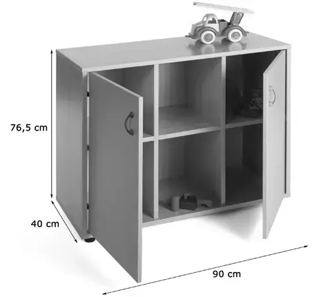 Imagen MUEBLE BAJO ARMARIO 6 CASILLAS 2