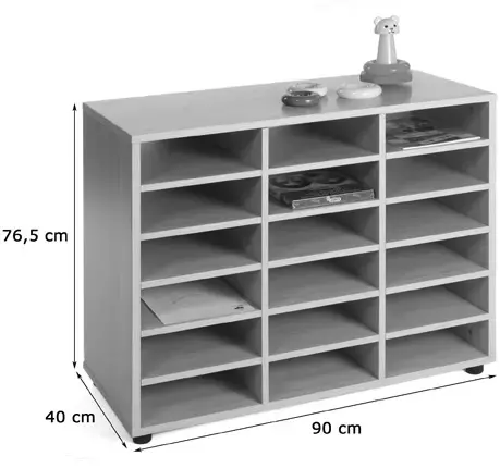 Imagen MUEBLE BAJO 18 CASILLAS 2