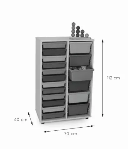 Imagen MUEBLE INTERMEDIO CUBETERO 2 COLUMNAS 700 2