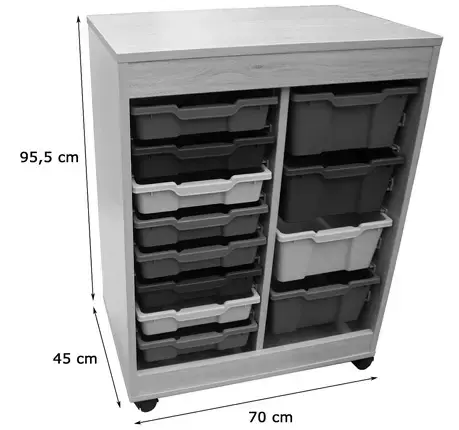 Imagen CUBETERO DOBLE ACCESO 2 COLUMNAS 2