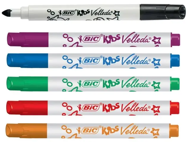 Imagen BLISTER 6 ROTULADORES VELLEDA KIDS. BIC