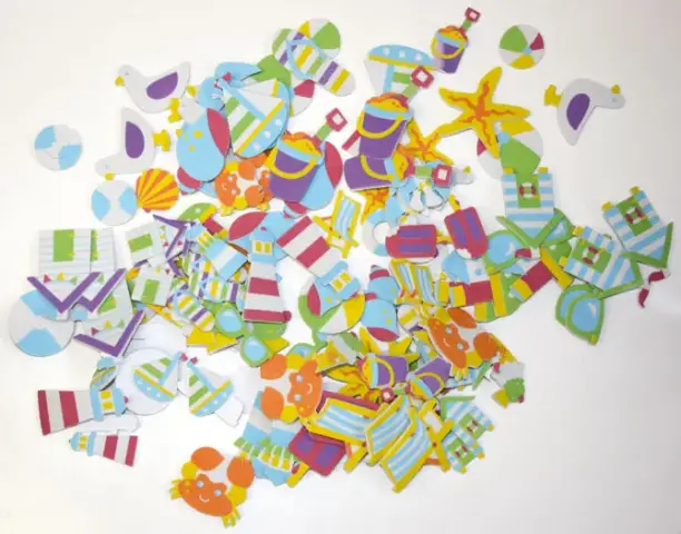 Imagen FIGURAS FOAM ADHESIVAS PLAYA 120 PZAS.
